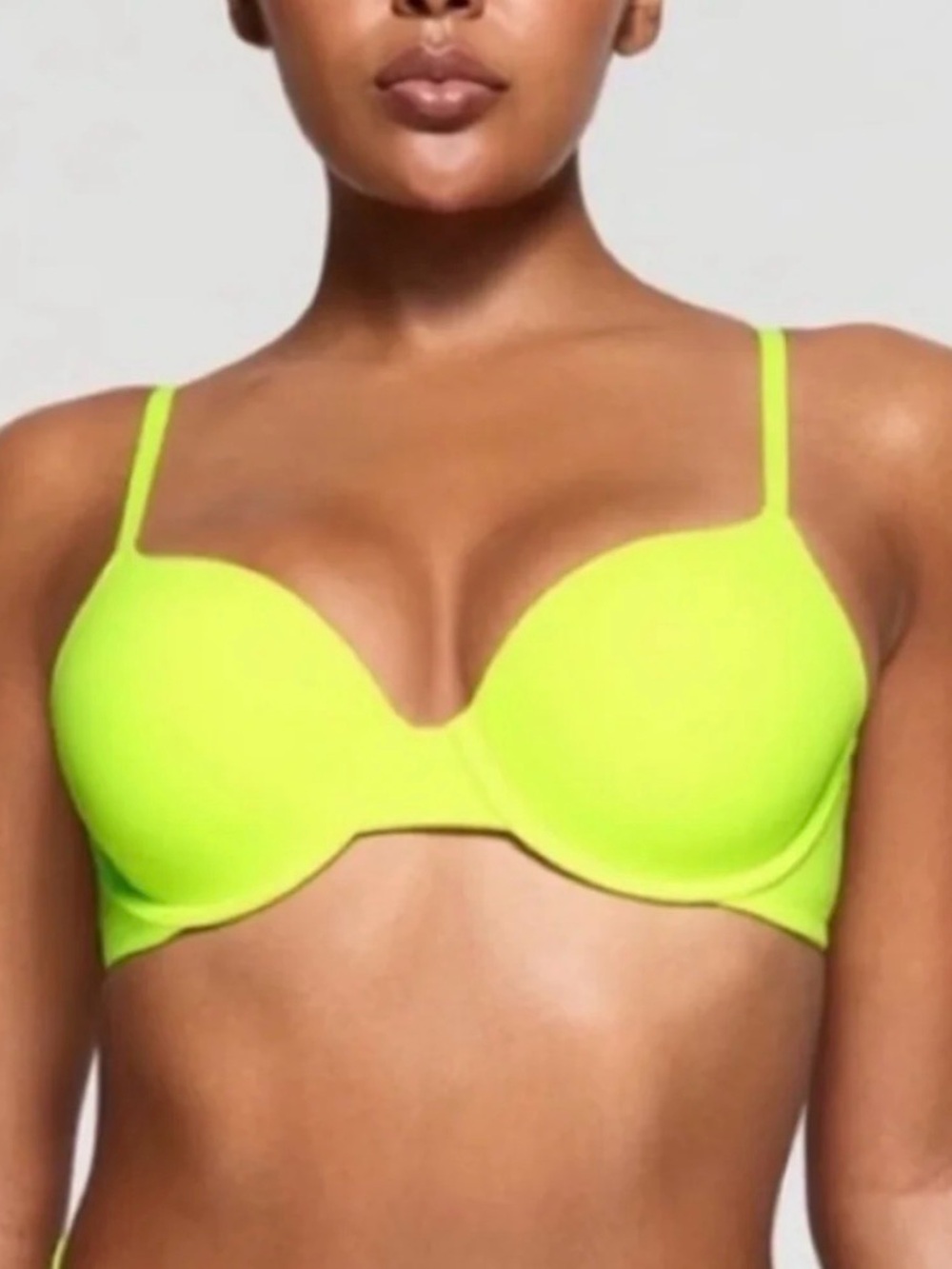 SKIMS Neon Lime Underwire Molded Bra
